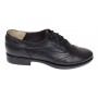 Pantofi dama casual din piele naturala de culoare neagra - P29NBOX